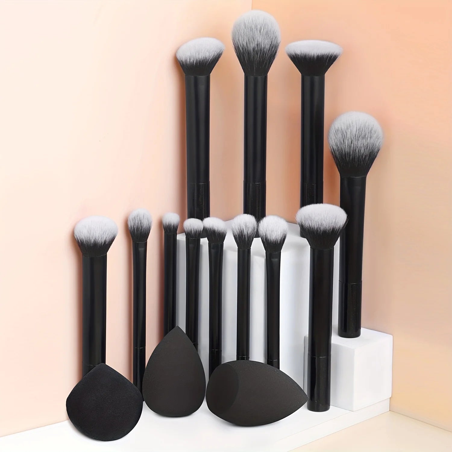 Kit de Pinceaux Maquillage Professionnel 12 pièces.