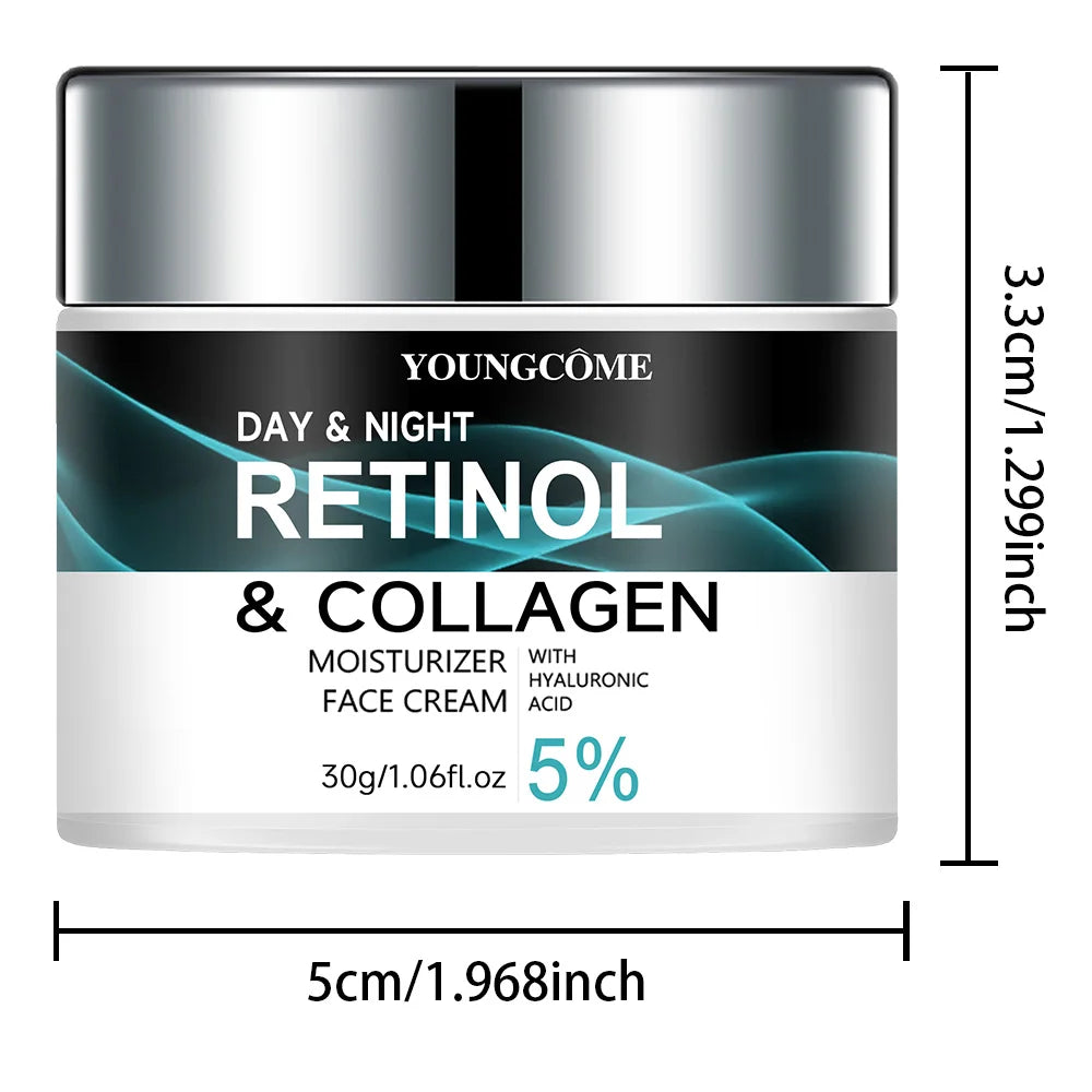 Crème Anti-Âge Rétinol & Collagène – Fermeté et Éclat