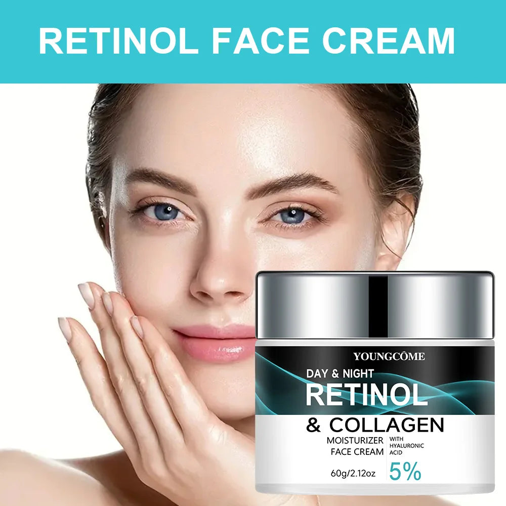 Crème Anti-Âge Rétinol & Collagène – Fermeté et Éclat