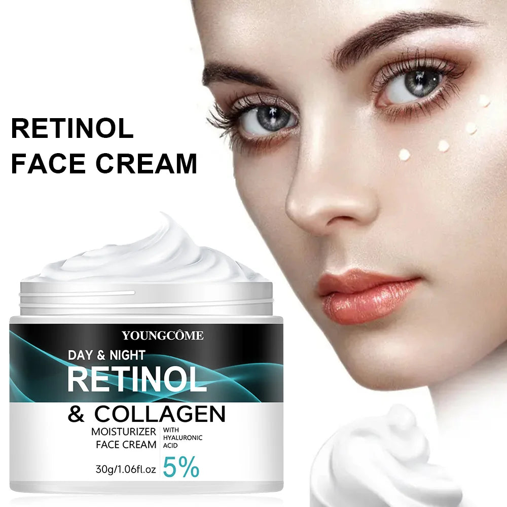 Crème Anti-Âge Rétinol & Collagène – Fermeté et Éclat