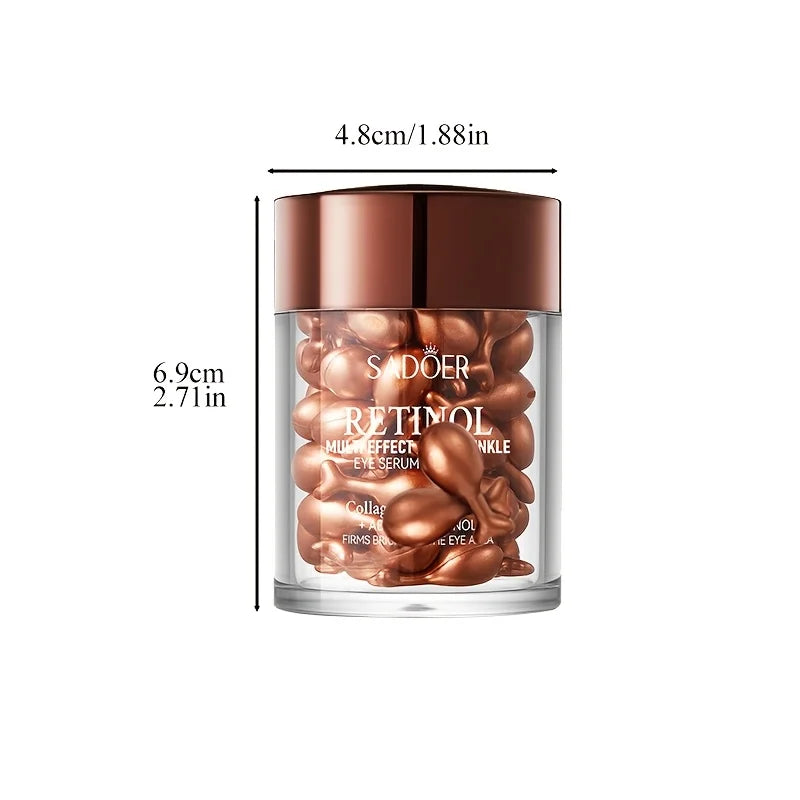 Sérum en Capsules au Rétinol — Crème Yeux Hydratante & Raffermissante