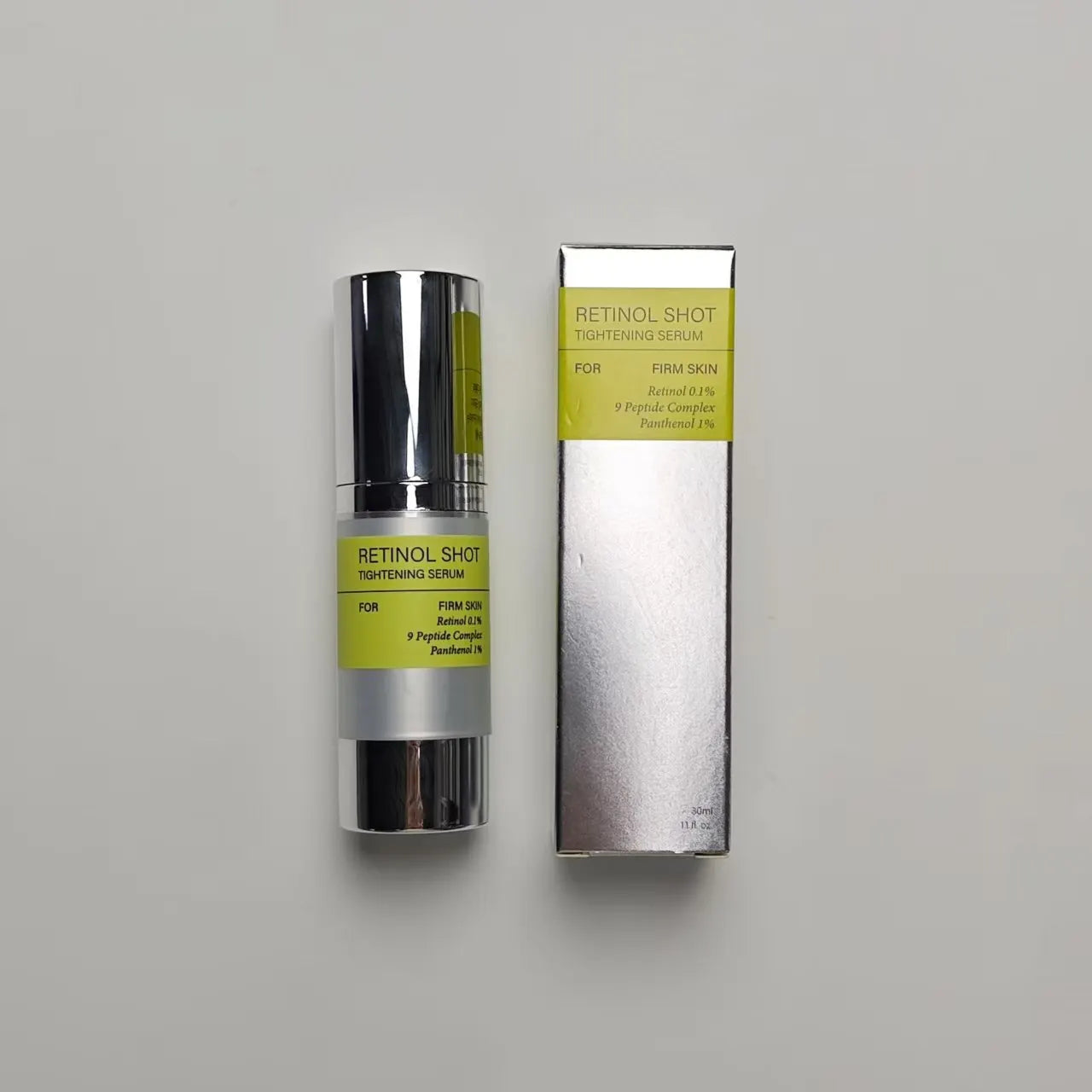 Sérum Rétinol Coréen — Raffermissant, Anti-Cernes & Pores Resserrés