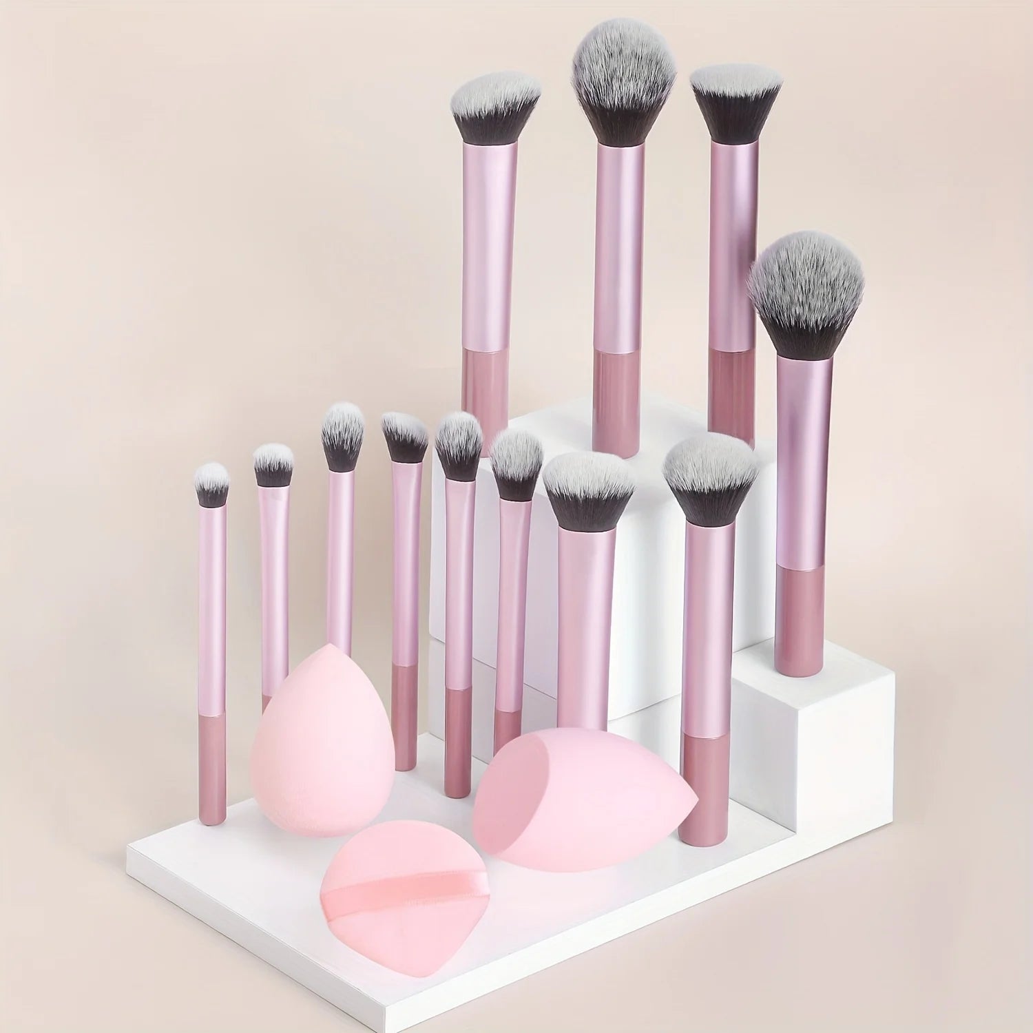 Kit de Pinceaux Maquillage Professionnel 12 pièces.