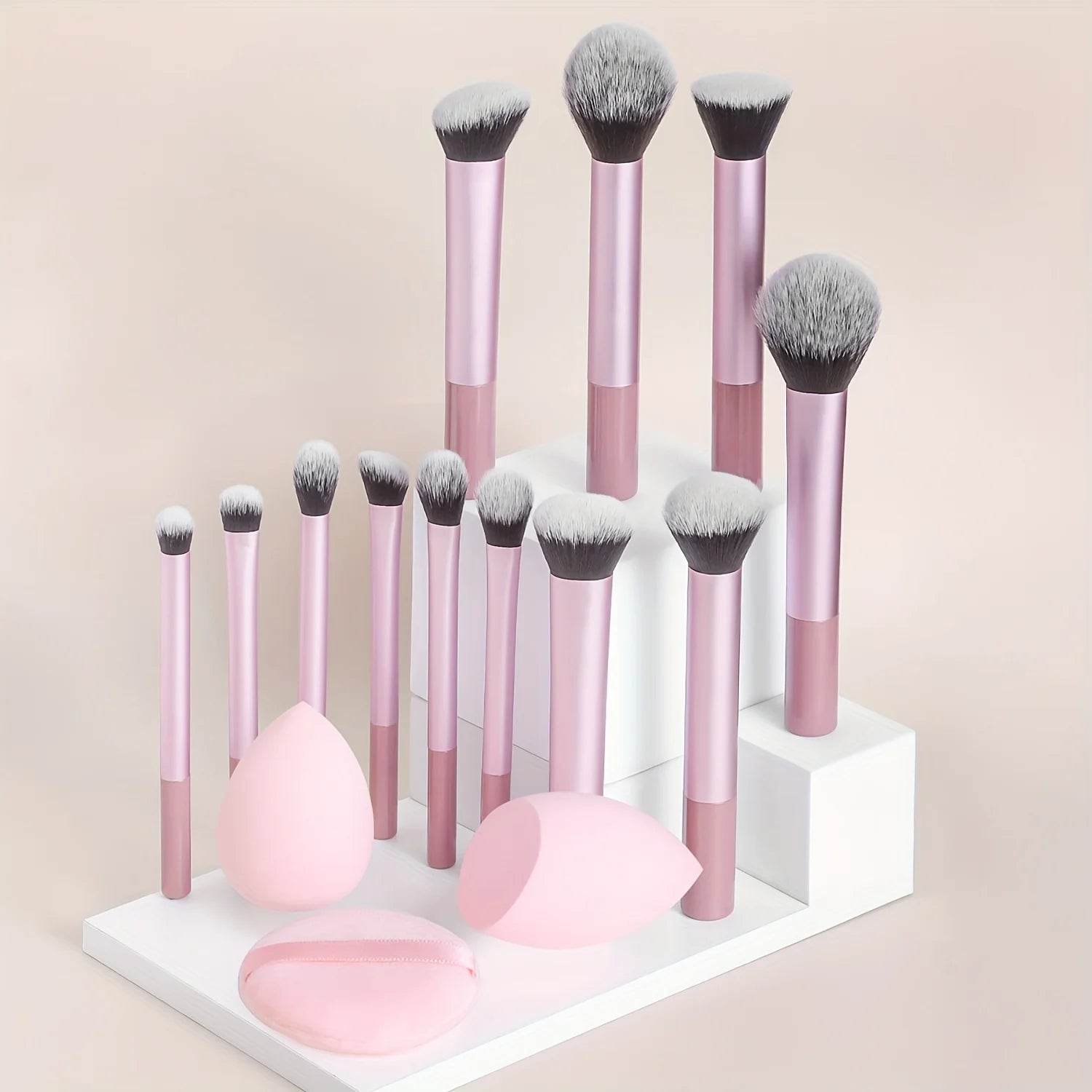 Kit de Pinceaux Maquillage Professionnel 12 pièces.