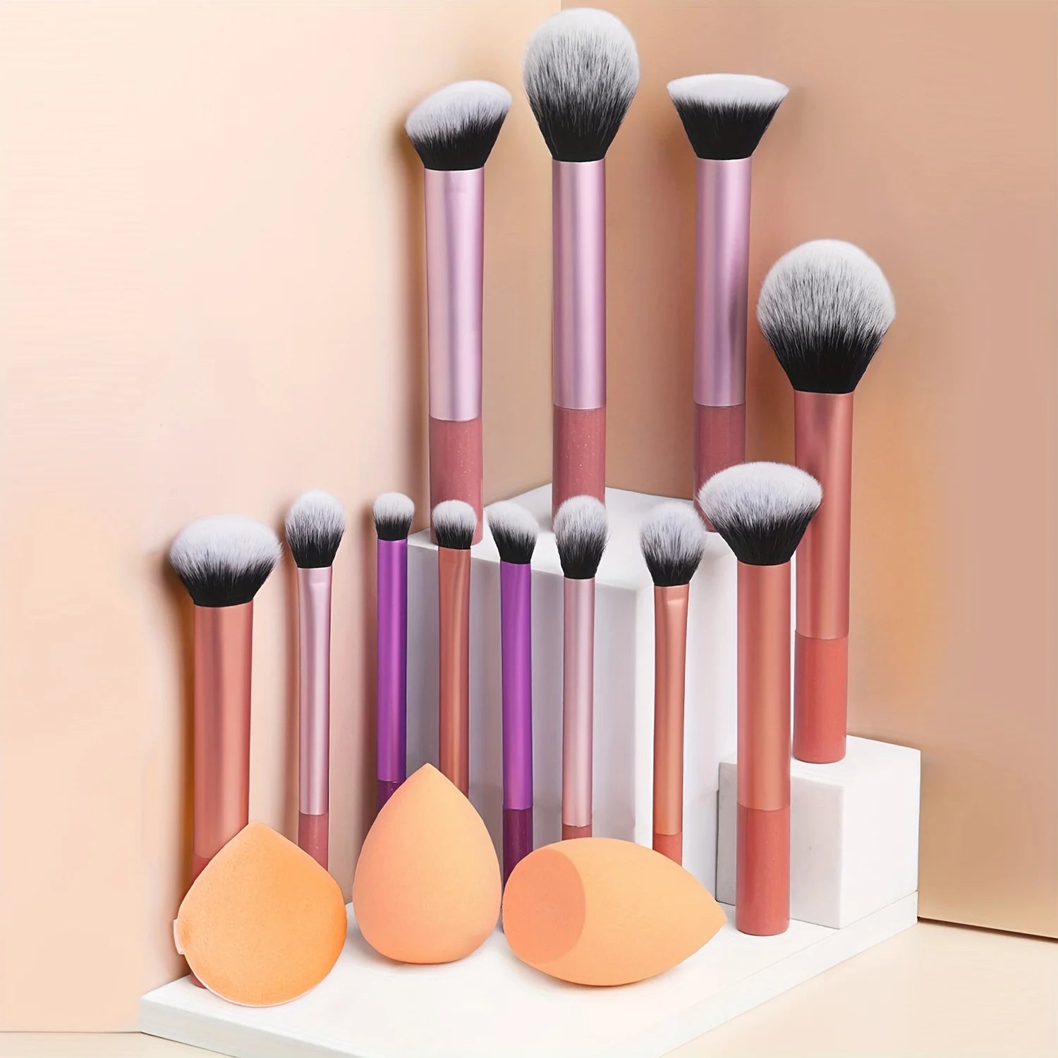 Kit de Pinceaux Maquillage Professionnel 12 pièces.